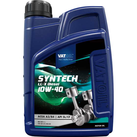 Моторна олива Vatoil SynTech Diesel LL-X 10W-40 1л.  VATOIL 50782
